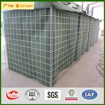 1mx1mx5m welded gabion mesh military used gabion hesco barrier for sale