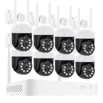 Tuya Human Detection WiFi Camera Kit with NVR PTZ for Home Security