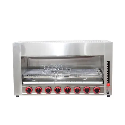 Commercial Gas Salamander Oven - High Quality Stainless Steel Hanging Lift Kitchen Salamander