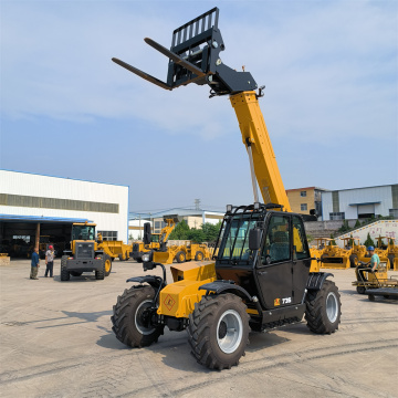 Diskon Langsung untuk Telehandler Loader 4X4 Telescopic Loader 3ton 7m 8m Bersertifikat CE