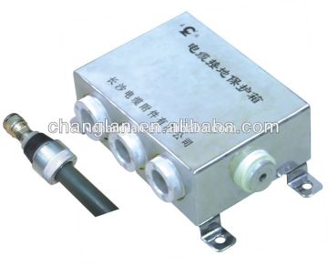 grounding link box for power cable system