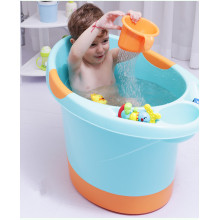 Большой размер пластиковые Baby глубокая ванна мыть ванна