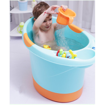 Big size plastic baby deep bathtub washing tub