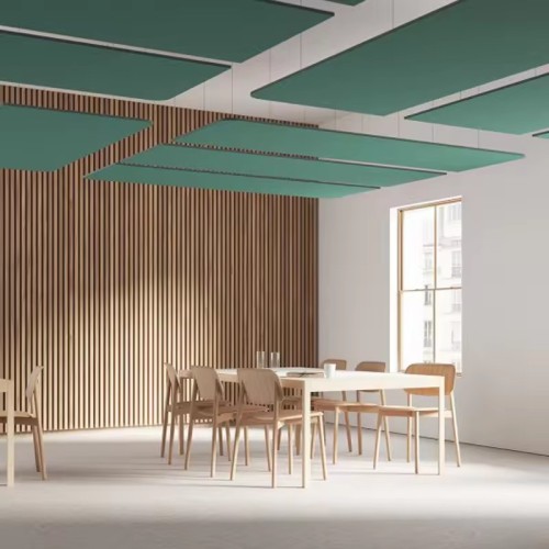 Defletor de teto acústico PET comercial