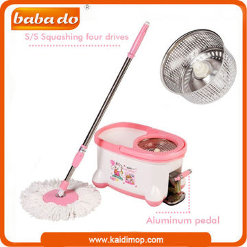 easy life 360 degree rotating spin tornado metal magic mop bucket