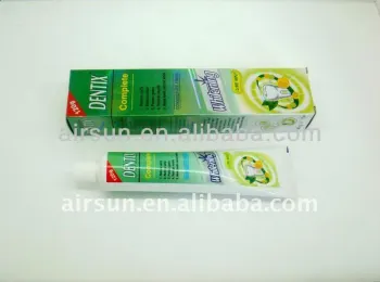 Dentix fluoride toothpaste with lemon flavor