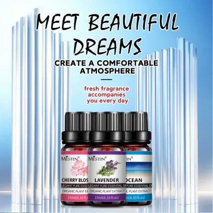 Mestin Customizable Essential Oil Kit with Organic Natural Botanicals