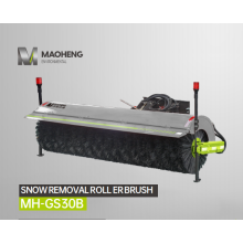 Efficient snow removal brush for high way