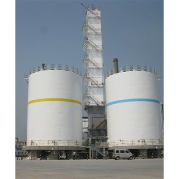Tanque de armazenamento de contenção completo de fundo plano LNG