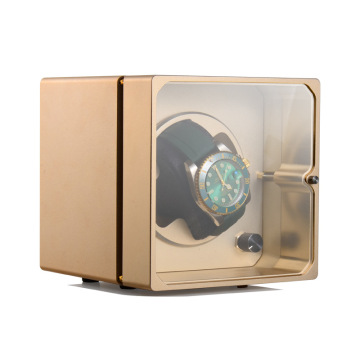 Stylish Aluminum Watch Winder: A Comprehensive Watch Organizer with Dustproof and Antimagnetic Features for Home Display