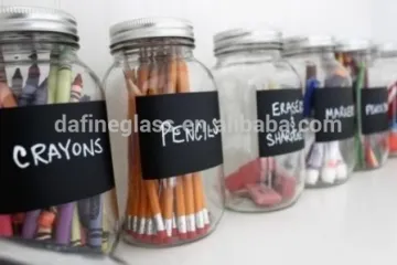 many kind good mason glass jars Stacked Jar Storage Center