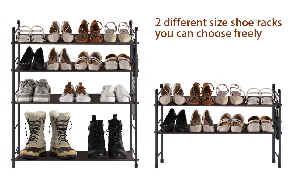 Narrow Vertical Shoe Rack