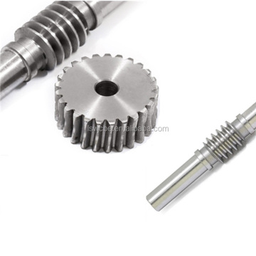 US Standard 1045 Carbon Steel High Hardness Precision Worm Gear and Custom Pinion Gear