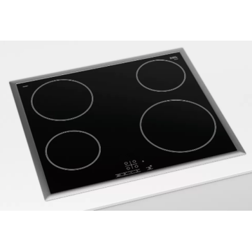 Hob a induzione elettrica Black Black Glass