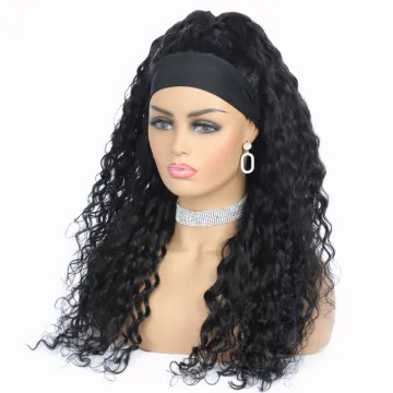 Wholesale Headband Wig Human Hair For Black Women Remy Human Headband Wig Raw Indian Hair Glueless Human Hair Wigs