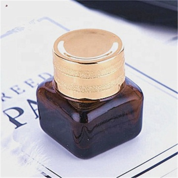 Fancy Amber Mini Empty Cream Glass Jar for Body Butter and Lip Balm - 15g