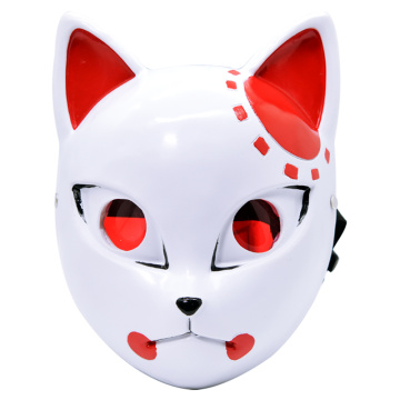 Máscara de resina de anime Demon Slayer Makomo Fox