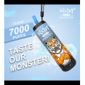 R &amp; M Monster Borong Authentic 7000 Puffs Panas