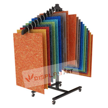 Hot! customized metal display stands for carpet
