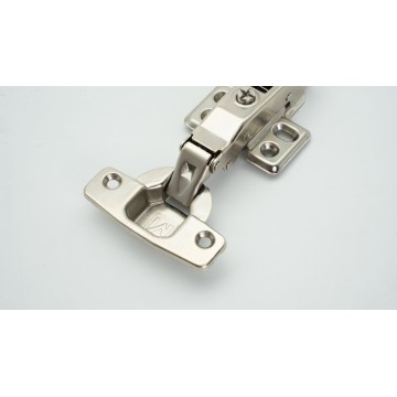 Tool-less installation clip on soft close hinge