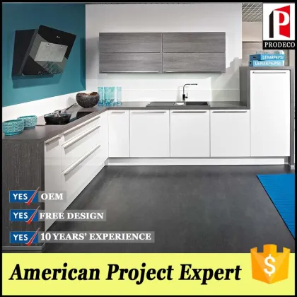 Noble prefab wood grain covering kitchen combo