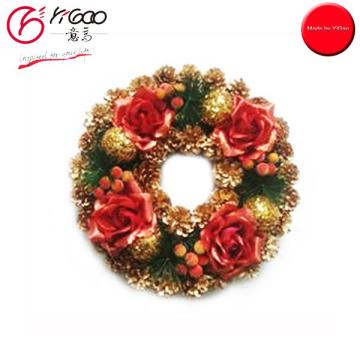 700012 artificial christmas wreath/flower wreath christmas ball wreath