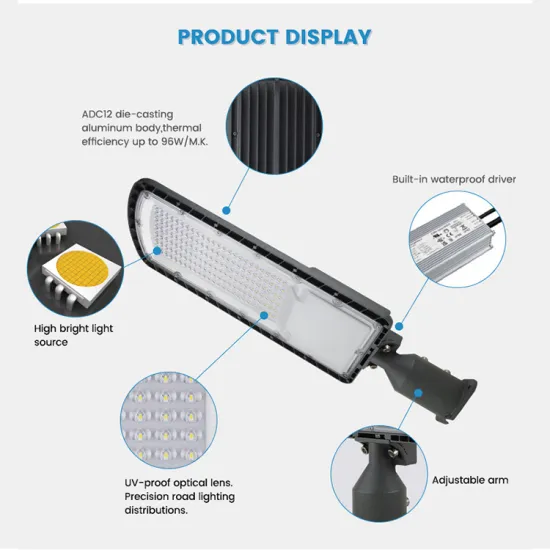 High Performance IP66 Die Cast Aluminum Street Lamp AC85-265V 50W-200W