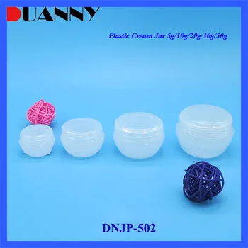 WHOLESALE CUTE WHITE COLOR PP COSMETIC JAR 5g FOR SAMPLE PRODUCTS,COSMETIC JAR 5G