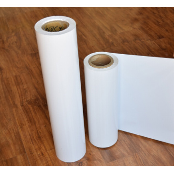 Etiketler için yüksek parlak/mat beyaz bopet polyester film