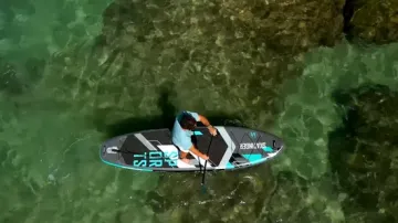 Wide Deck Inflatable SUP with Seat