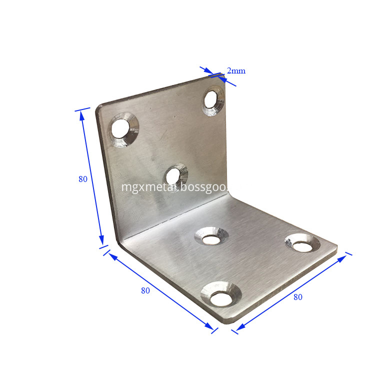 Scb0002 Furniture Frame Corner Brace Connector Bracket Size