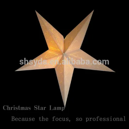 new arrivecolorful paper star for family decoration
