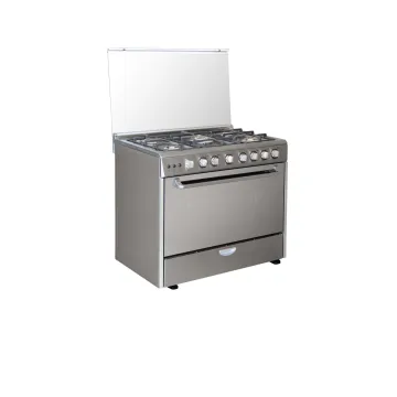 Stainless Steel Free Standing Oven with 5 Burners