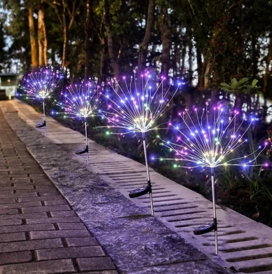 Outdoor Solar Dandelion Lamp with 90/120/150 LED Lights: A Festive Garden Landscape Illumination Solution