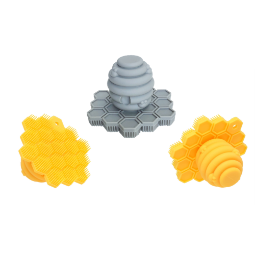 Maniglia facile Maniglia 100% Silicone Scrubber per bambini