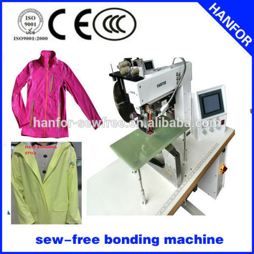 hot air continous seamless bonding machine for underwear and sports wear