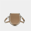 Classic Horseshoe Design Genuine Leather Saddle Bag