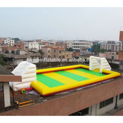 inflatable football field/football game inflatable for kids