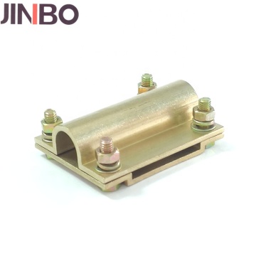 Brass Square Grounding Clamp: Connecting Electrical Rebar and Flat Tape for Lightning Protection System