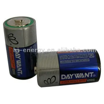 R20/D/UM-1 Metal jacket shrink pack dry battery