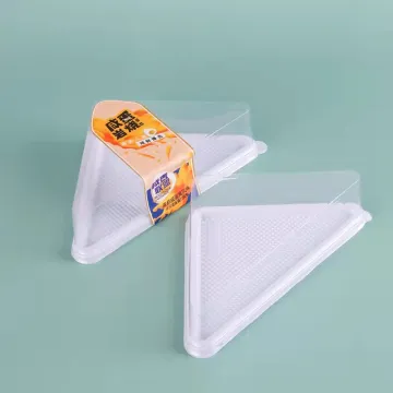 Triangle PET Plastic Clear Cake Box for sandwich