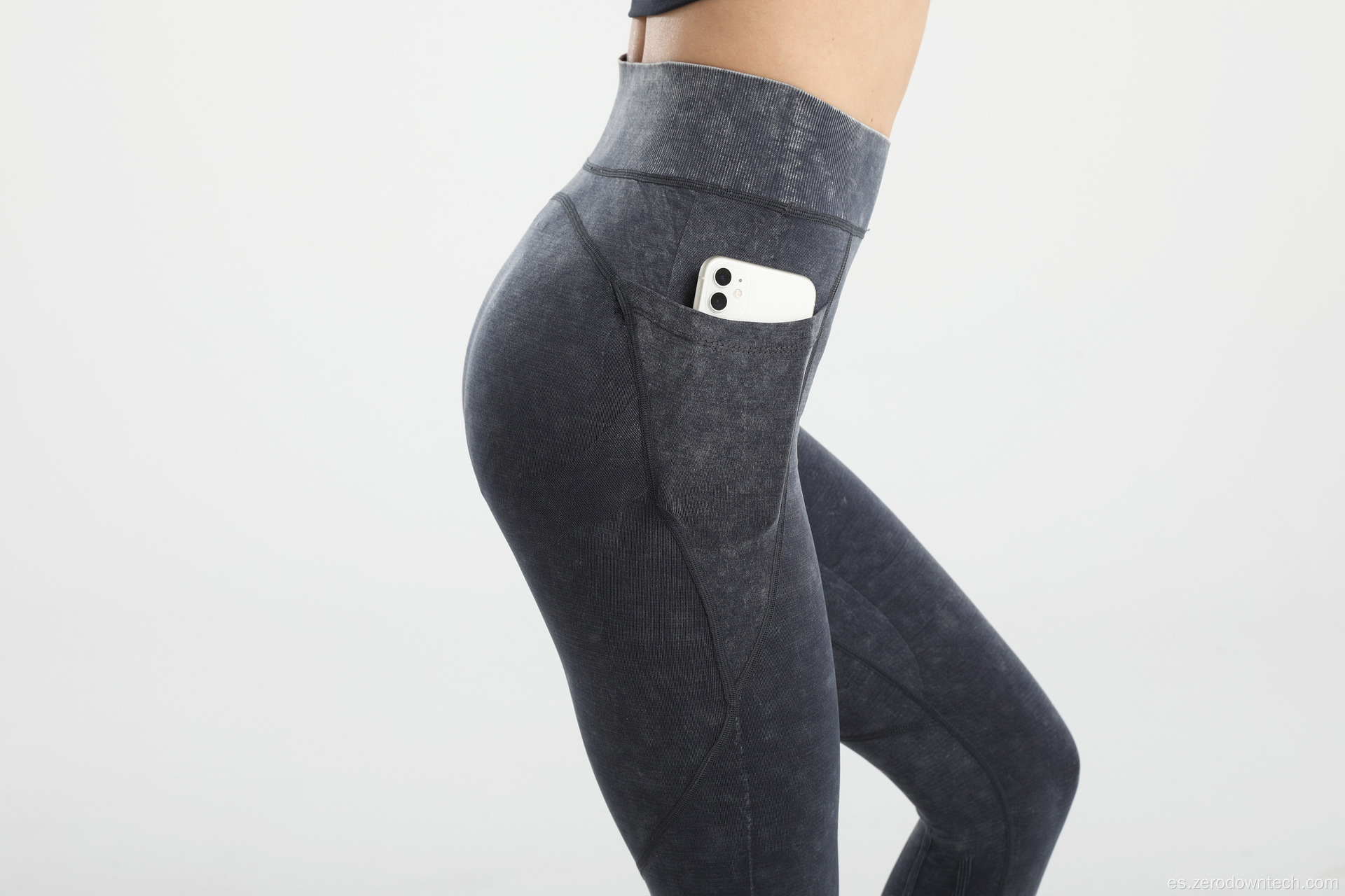 Pantalón de yoga sin costuras con levantamiento de cadera y cintura alta súper suave para mujer