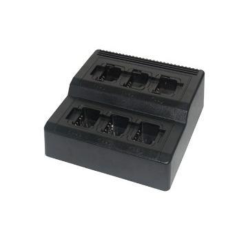 Six-way Universal Battery Charger for Two Way Radio Battery