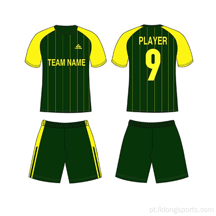 OEM New Model Sublimation Imprimindo Jersey de Futebol