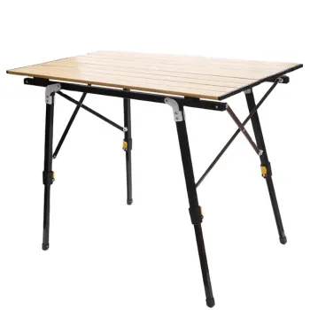 Best Selling Outdoor Picnic Table - Lightweight Aluminum Camping Beach Table for 2