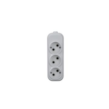 60C-2P Factory Wholesale 3 Way Multi Function Socket Outlets Power Board 3 Gang