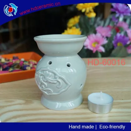 Butterfly of embossment ceramic fragrance candle oil burner,ceramic incense burner,ceramic tealight warmer