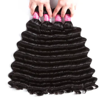 Wholesale Indian Hair Extensions Vendor 100% Remy human hair Bundles Unprocessed Virgin Raw Indian Temple Hair from India