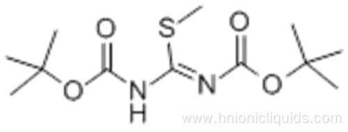 Carbamic acid,N-[[[(1,1-dimethylethoxy)carbonyl]amino](methylthio)methylene]-,1,1-dimethylethyl ester CAS 107819-90-9