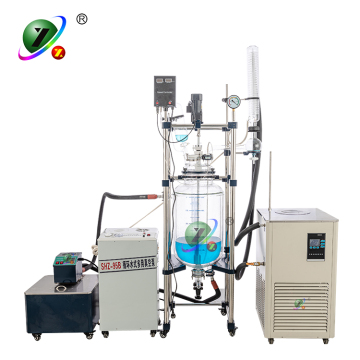 HEB-80L Speed-adjustable 80L Double-layer Glass Reactor Price